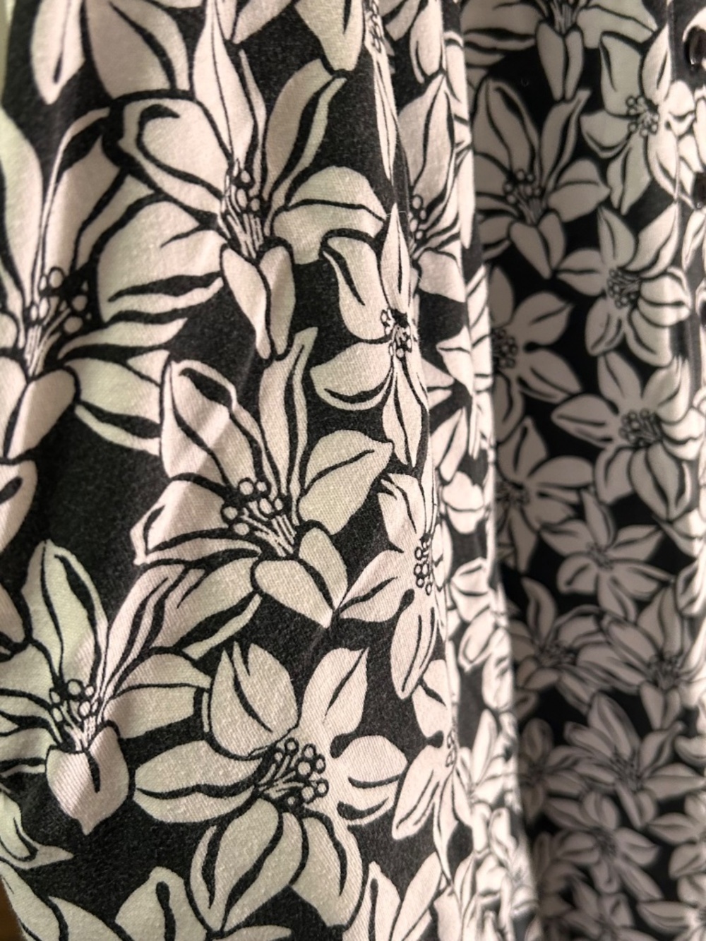 Women Within Short Sleeve Cotton Floral Long Dress with Pockets Size 2X - Picture 5 of 6